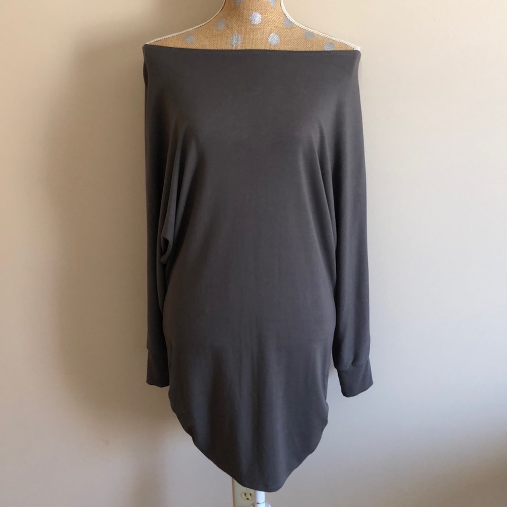 New, gray tunic